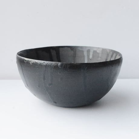 <ceramic pot ＞ SHARP EDGE  Matt Black type+drip_B01