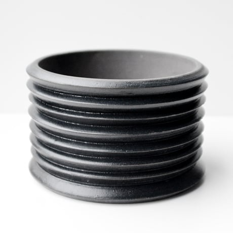 ＜ceramic pot ＞PENETRATOR   Matt Black type_KL_01