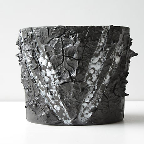 ＜ceramic pot ＞√ROOT   MattBlack type_VCU010