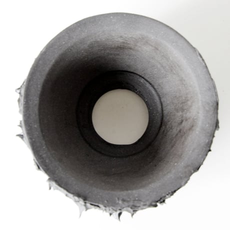 ＜ceramic pot ＞√ROOT   MattBlack type_YJ01