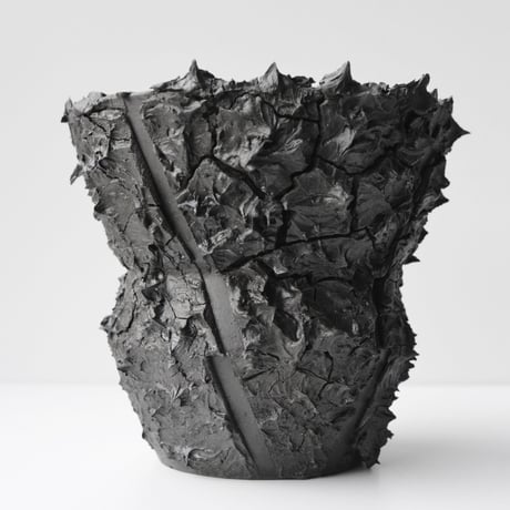 ＜ceramic pot ＞√ROOT   MattBlack type_RM_02