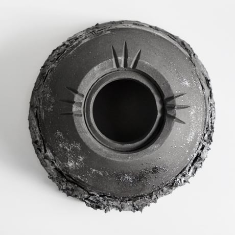 ＜ceramic pot ＞ SHARK_Metallic type_W1