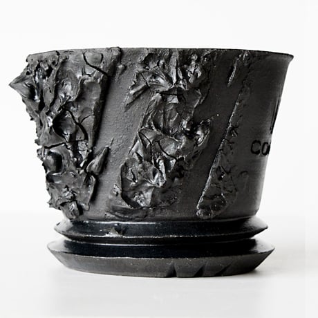 ＜ceramic pot ＞√ROOT   MattBlack type_YJ04