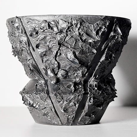 ＜ceramic pot ＞√ROOT   MattBlack type__LF01
