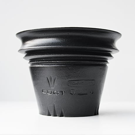 ＜ceramic pot ＞ LOOP Matt Black type+drip_PH_06