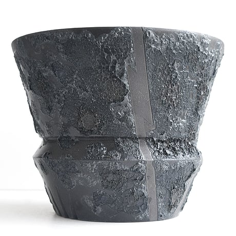 ＜ceramic pot ＞√ROOT MattBlack_UK02