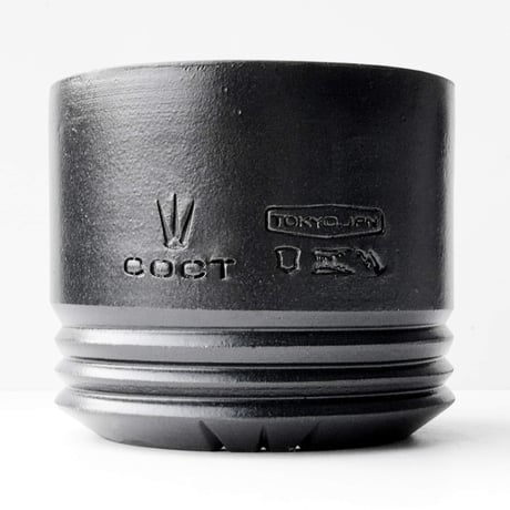 ＜ceramic pot ＞LOOP  Matt Black type_GJ03