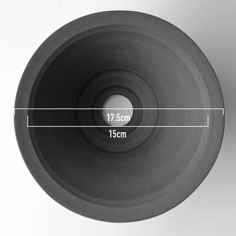 ＜ceramic pot ＞PENETRATOR   DarkGray_UC08