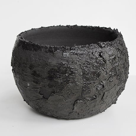 ＜ceramic pot ＞SHARK MattBlack type_XT07