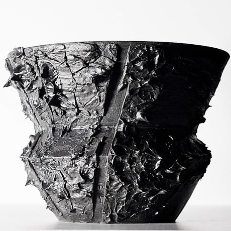 ＜ceramic pot ＞√ROOT   MattBlack type__LF02