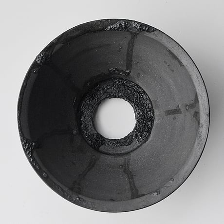 ＜ceramic pot ＞LOOP  Matt Black type_UC04