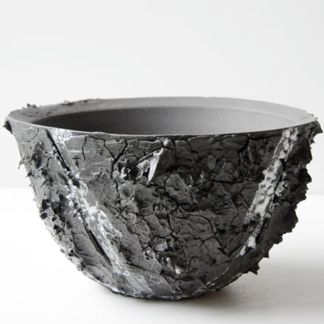 ＜ceramic pot ＞√ROOT   MattBlack type_VCU07