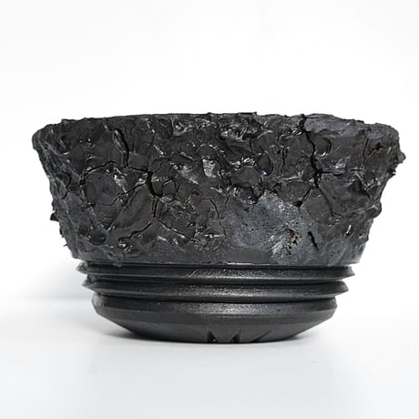 <ceramic pot ＞ SHARK  Matt Black type+drip_ZR_06