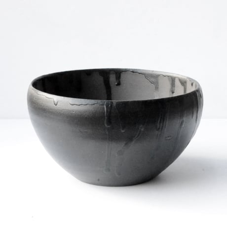 <ceramic pot ＞ SHARP EDGE  Matt Black type+drip_B03