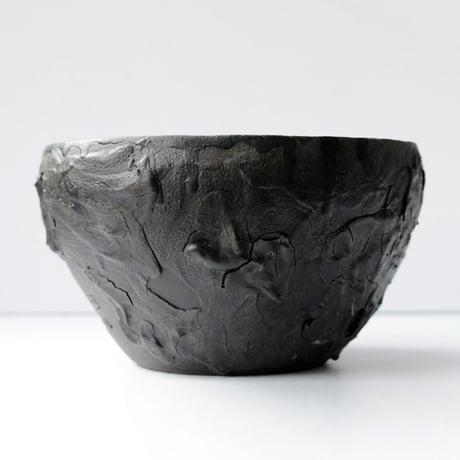 ＜ceramic pot ＞ INFLUX  Matt Black type I01