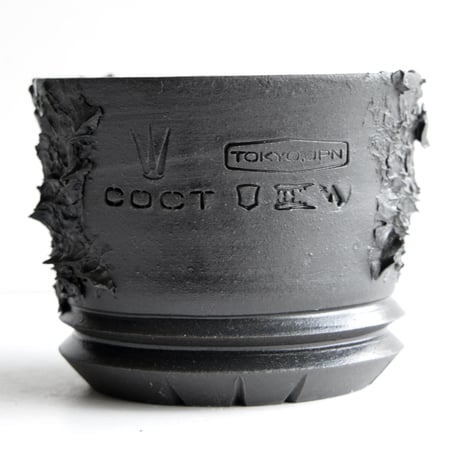 ＜ceramic pot ＞√ROOT   MattBlack type_PMK07