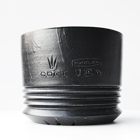 ＜ceramic pot ＞ SHARP EDGE  Matt Black type+drip_PH_02