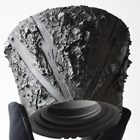 ＜ceramic pot ＞√ROOT   MattBlack type_VCU08