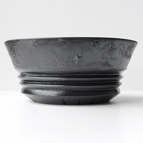 ＜ceramic pot ＞LOOP  Matt Black type_UC04