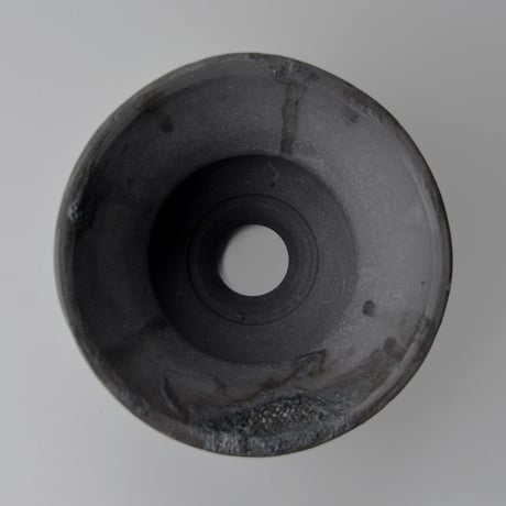 ＜ceramic pot ＞ GRAFFITI  Matt Black type_GB03