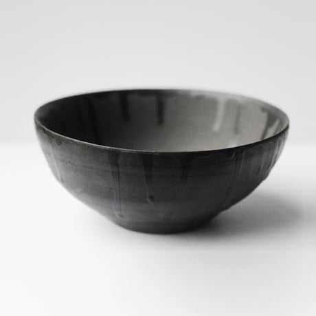 <ceramic pot ＞ SHARP EDGE  Matt Black type+drip_B02
