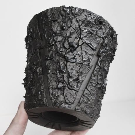 ＜ceramic pot ＞√ROOT   MattBlack type_XV7