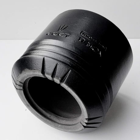 ＜ceramic pot ＞LOOP  Matt Black type_GJ03