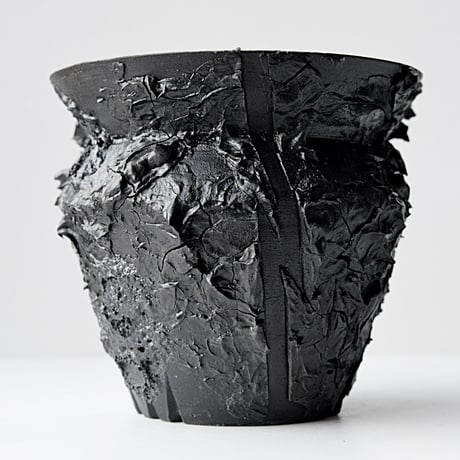 ＜ceramic pot ＞√ROOT   MattBlack type__DF_08