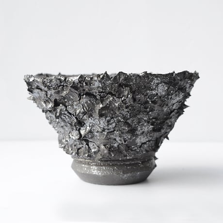 ＜ceramic pot ＞ SHARK_Metallic type_A4