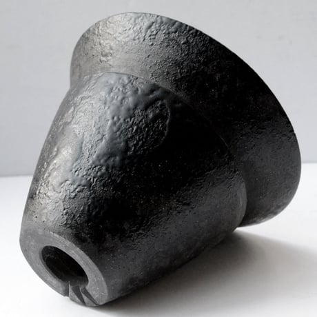 <ceramic pot ＞ SHARP EDGE  Matt Black type_SH_E