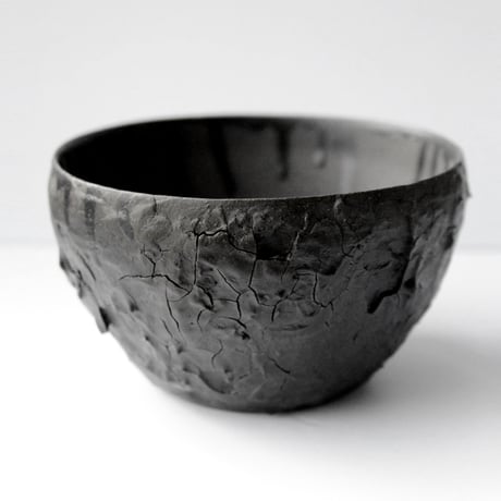 ＜ceramic pot ＞ INFLUX  Matt Black type I01