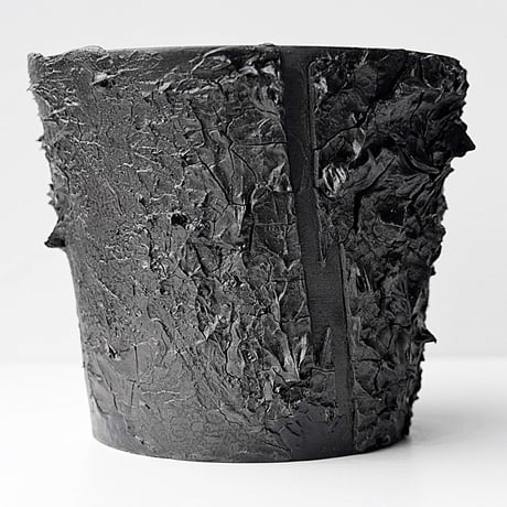 ＜ceramic pot ＞√ROOT   MattBlack type__GM_06