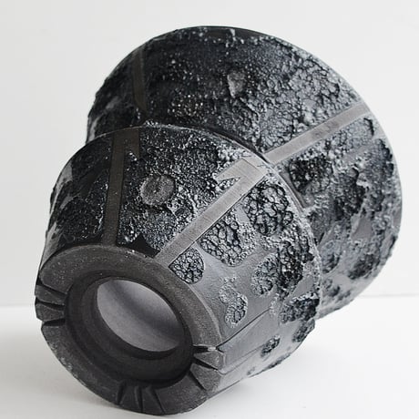 ＜ceramic pot ＞√ROOT MattBlack_UK06