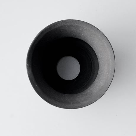 ＜ceramic pot ＞LOOP  Matt Black type_MK010