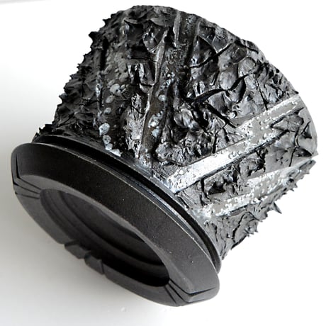 ＜ceramic pot ＞√ROOT   MattBlack type_PMK01