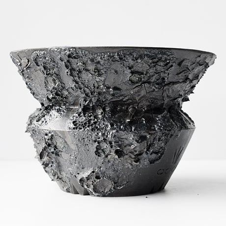 ＜ceramic pot ＞ SHARK  Matt Black type_TD07