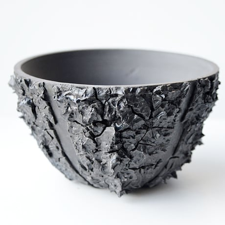 ＜ceramic pot ＞√ROOT   MattBlack type__KL_02