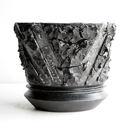 ＜ceramic pot ＞√ROOT   MattBlack type_PMK08