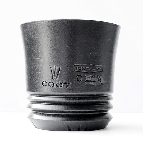 ＜ceramic pot ＞LOOP  Matt Black type_CA05