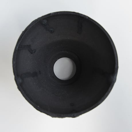 <ceramic pot ＞ SHARK  Matt Black type+drip_ZR_04