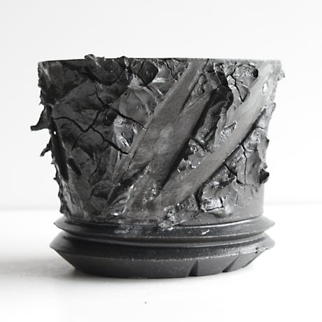 ＜ceramic pot ＞√ROOT   MattBlack type_PMK04