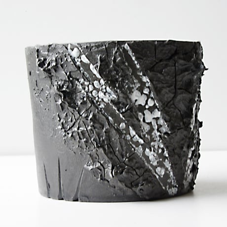 ＜ceramic pot ＞√ROOT   MattBlack type_VCU010