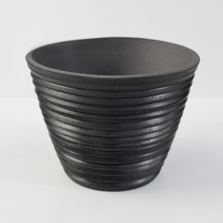 ＜ceramic pot ＞PENETRATOR  MattBlack type_B