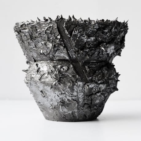 ＜ceramic pot ＞√ROOT   Metallic type_B