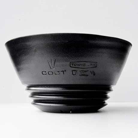 ＜ceramic pot ＞LOOP  Matt Black type_GJ02