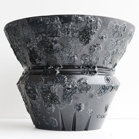 ＜ceramic pot ＞√ROOT MattBlack_UK06