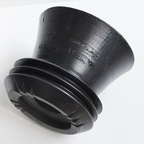 <ceramic pot ＞ SHARP EDGE  Matt Black type+drip_ZR_01