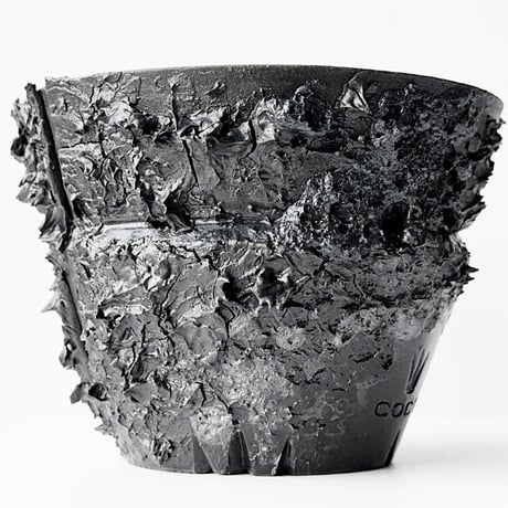 ＜ceramic pot ＞√ROOT   MattBlack type__ST_012
