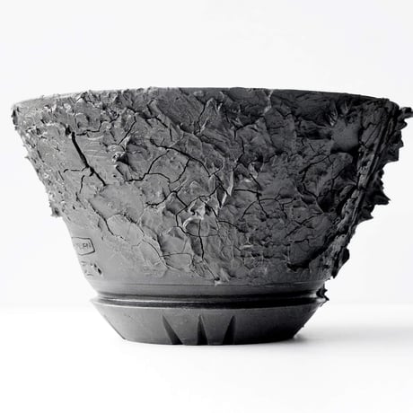 ＜ceramic pot ＞√ROOT   MattBlack type__LF09