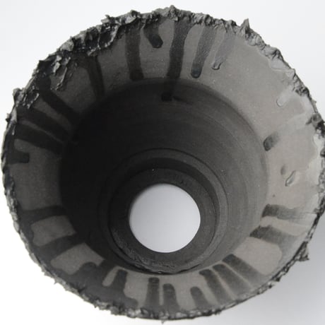 ＜ceramic pot＞  √ ROOT Matt Black type +Drip